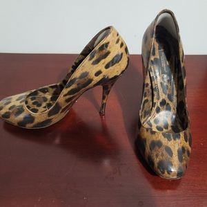 Dolce & Gabbana Leppard Patent Heels